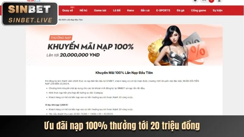 Thông báo khuyến mãi bay789 casino